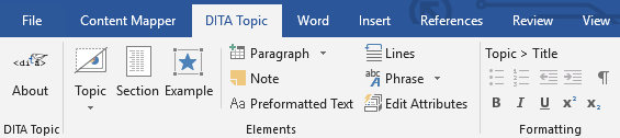Editing Content in Content Mapper